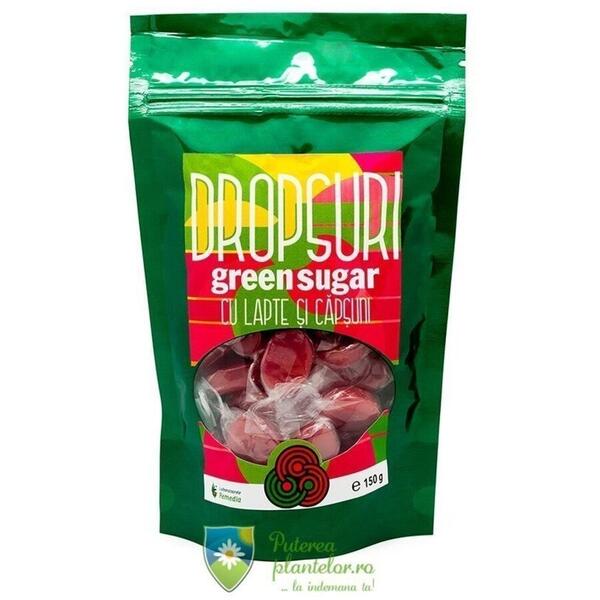 Remedia Dropsuri Green Sugar cu capsuni 150 gr