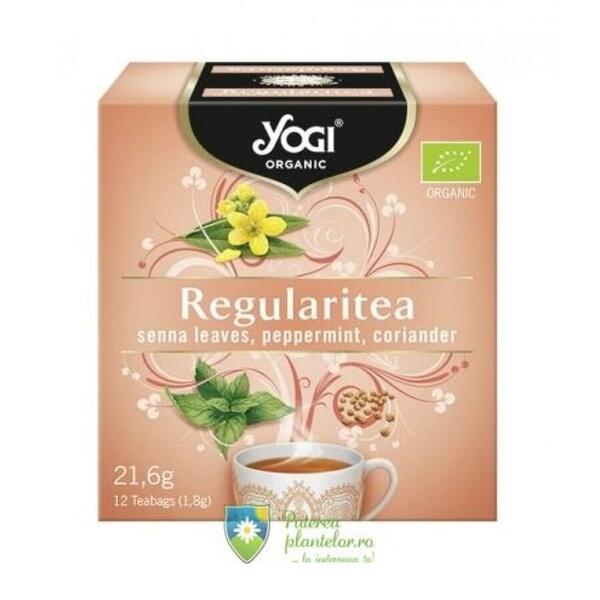 Yogi Tea Ceai Bio Laxativ cu frunze senna si menta 21.6 gr (12 plicuri)
