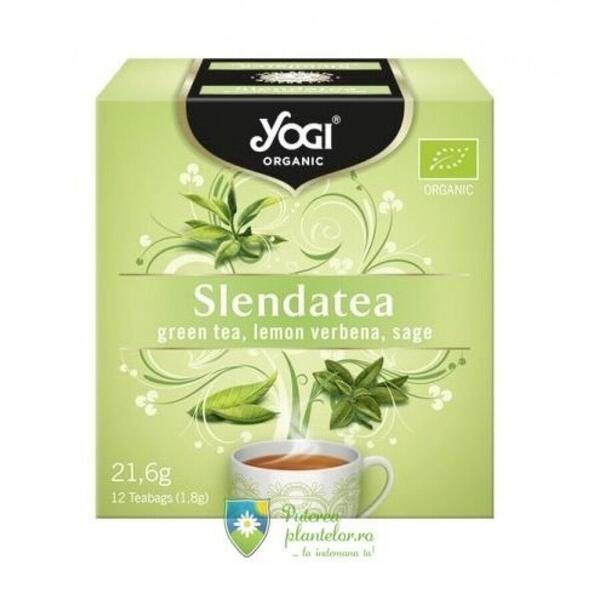 Yogi Tea Ceai Bio Silueta perfecta cu ceai verde si lamaita 21.6 gr (12 plicuri)