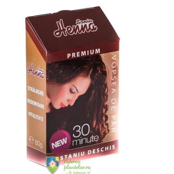 Kian Cosmetics Vopsea Par Henna Sonia Premium Castaniu Deschis 60 gr