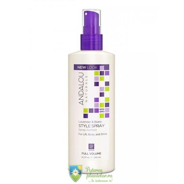 Secom Lavender Biotin Full Volume Style Spray Andalou 243 ml