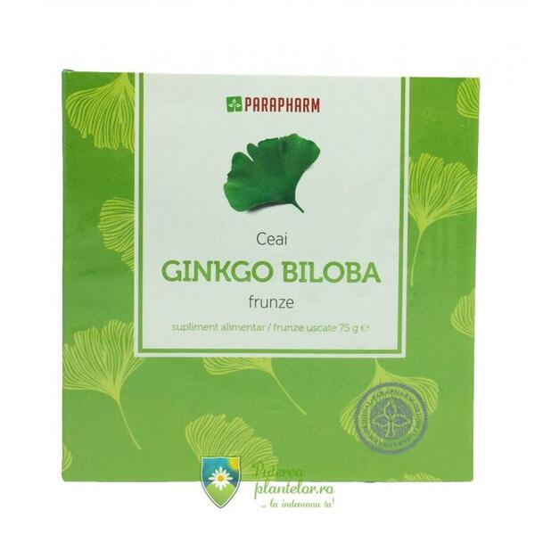 Parapharm Ceai Ginkgo Biloba frunze 75 gr