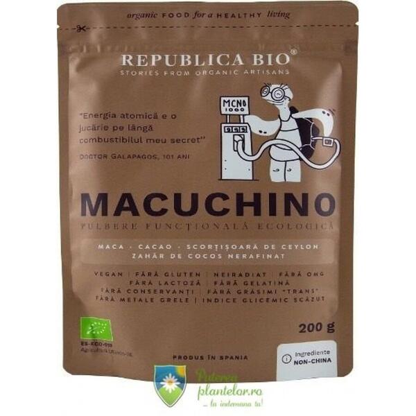 Republica Bio Macuchino pulbere functionala ecologica 200 gr