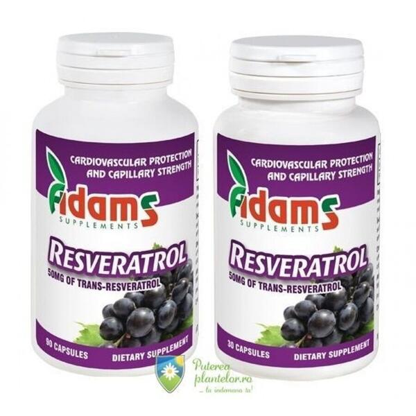 Adams Vision Resveratrol 50mg 90 capsule + 30 capsule Gratis