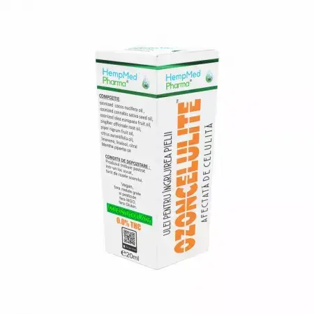 Ulei ozonat Ozoncelulite, 20 ml, HempMed Pharma