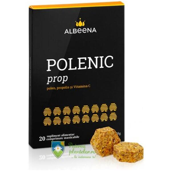 Albeena Polenic Prop cu vitamina C 20 comprimate masticabile