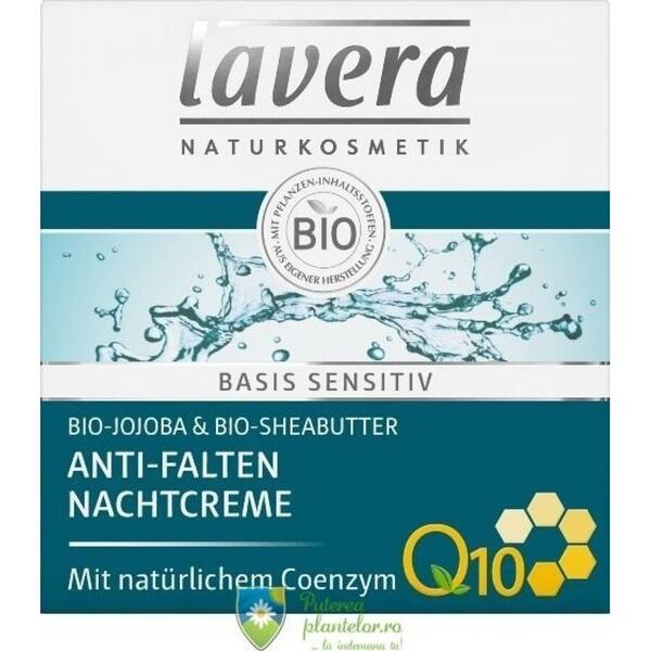 Lavera Crema antirid pentru noapte cu coenzima Q10 Bio 50 ml