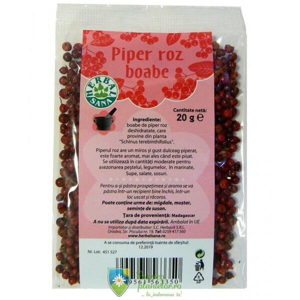 Herbavita Piper Roz boabe 20 gr