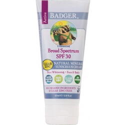 Badger Crema protectie solara SPF30 fara miros Bio 87 ml