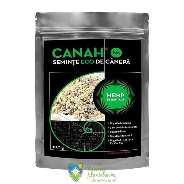 Canah Seminte decorticate de canepa Eco 100 gr
