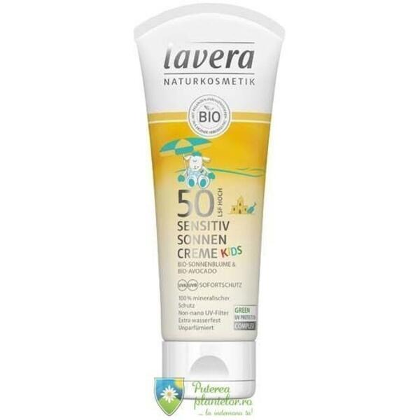 Lavera Crema Bio cu protectie solara SPF50 copii 75 ml