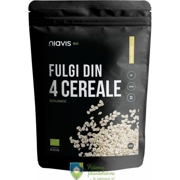 Niavis Fulgi din 4 Cereale Ecologice/Bio 350 gr