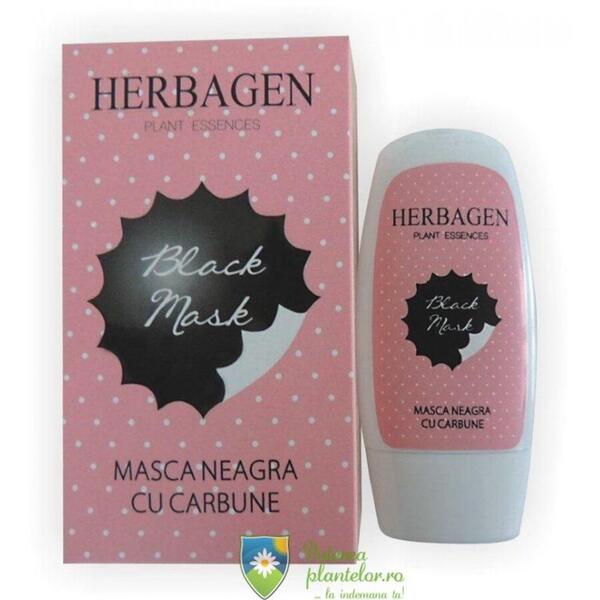 Herbagen Masca cu carbune Black Mask 50 ml