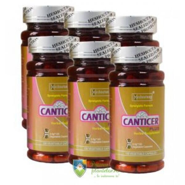 Medicinas Canticer Plus 120 cps Pachet 6 luni (6 flacoane)
