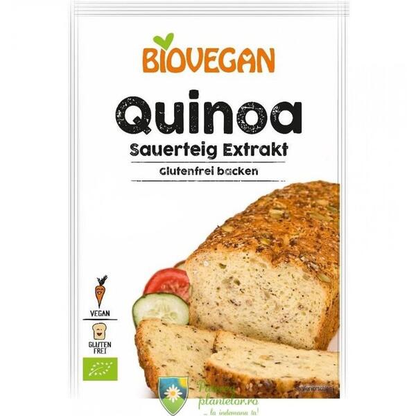 Biovegan Maia Bio din extract de quinoa fara gluten 20 gr 1 buc in stoc