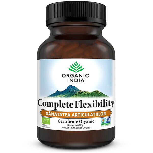 Organic India Complete Flexibility Sanatatea Articulatiilor 60 capsule