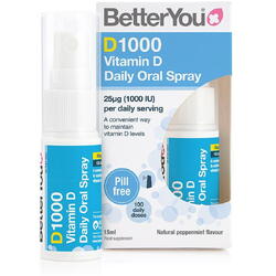 BetterYou DLux 1000 Vitamin D Oral Spray 15 ml