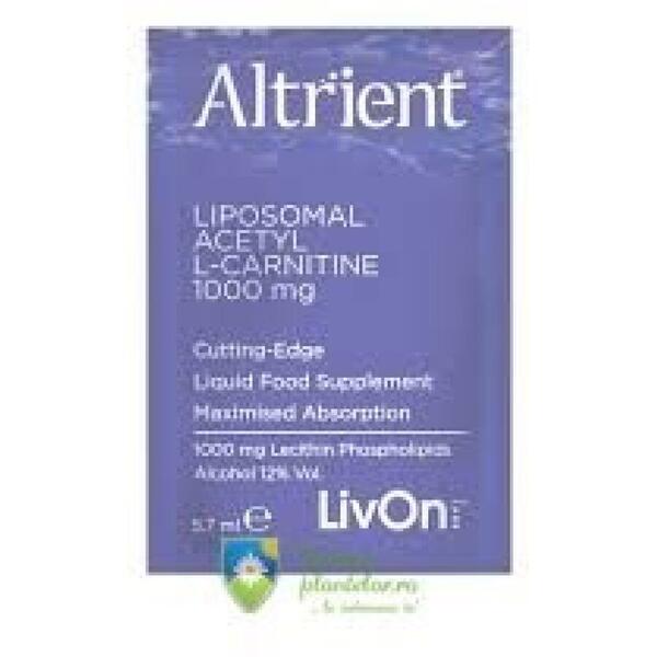 LivOn Labs Altrient Acetyl L-Carnitine 30 pliculete*5,7ml