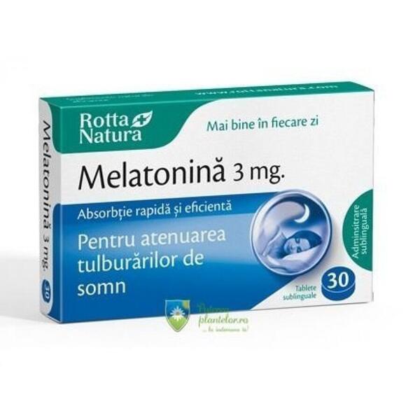 Rotta Natura Melatonina 3mg 30 tablete sublinguale