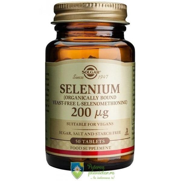 Solgar Selenium 200mcg 50 tablete