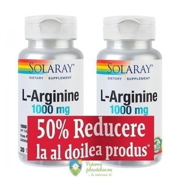 Secom L- Arginine 1000mg 30 tablete 1+1/2 Gratis