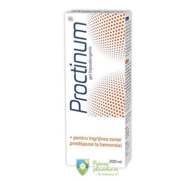Zdrovit Proctinum gel hipoalergenic pentru igiena ano-rectala 200 ml