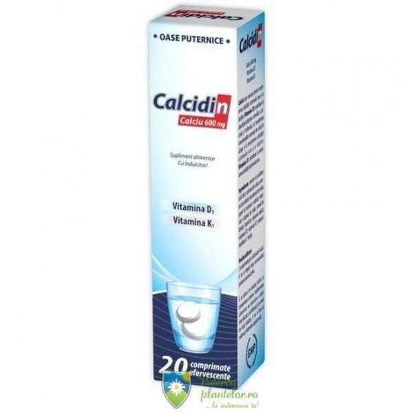 Zdrovit Calcidin 20 comprimate efervescente