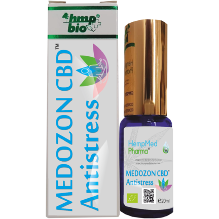 Ulei ozonat Medozon CBD Antistress, 10 ml, HempMed Pharma