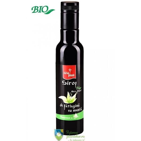 Nera Plant Sirop Patlagina cu Menta Eco 250 ml