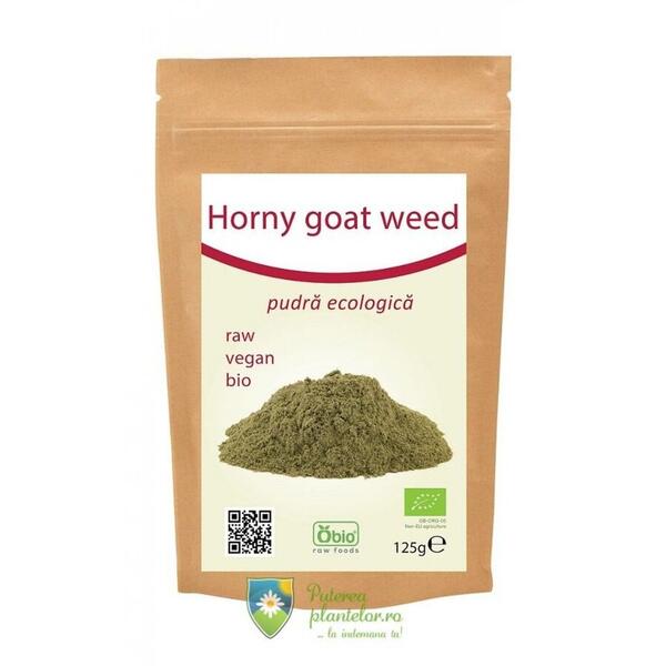Obio Horny Goat Weed Pulbere Bio 125 gr