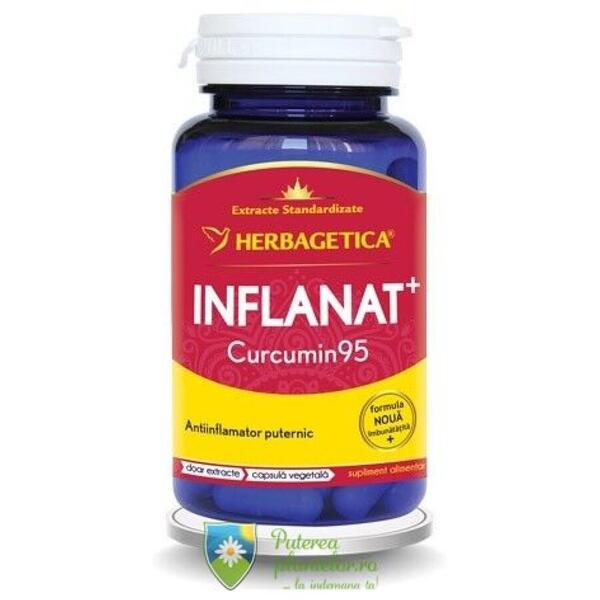 Herbagetica Inflanat+ Curcumin95 60 capsule + 60 capsule 1/2 Gratuit