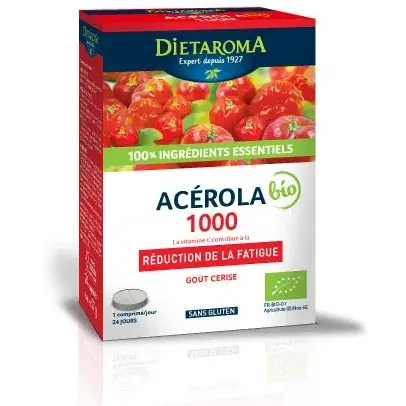 Dietaroma Acerola Bio 1000mg 24 comprimate masticabile