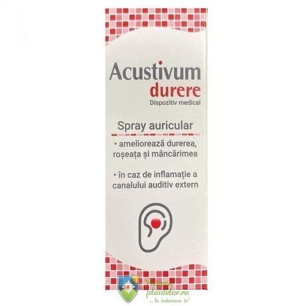 Zdrovit Acustivum durere spray auricular 20 ml