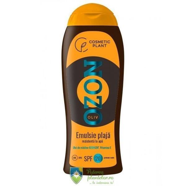 Cosmetic Plant Emulsie plaja Ozon Spf20 cu ulei de masline ozonizat 200 ml