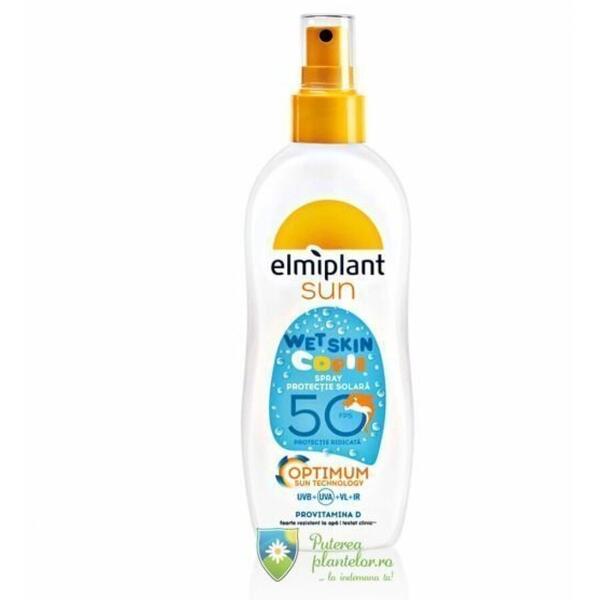 Elmiplant Spray protectie solara Elmi Wetskin pentru copii Spf50 150 ml