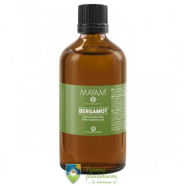 Mayam-Ellemental Ulei esential de Bergamota fara bergapten 100 ml