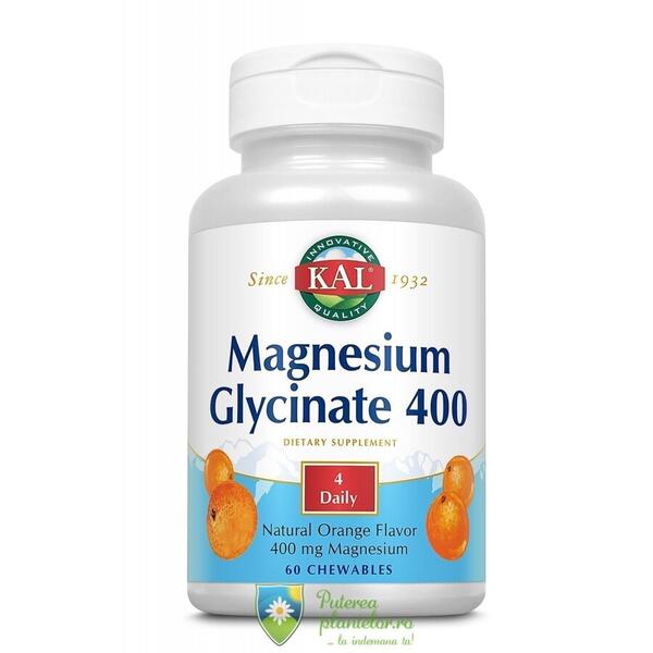 Secom Magnesium Glycinate 400mg 60 tablete masticabile