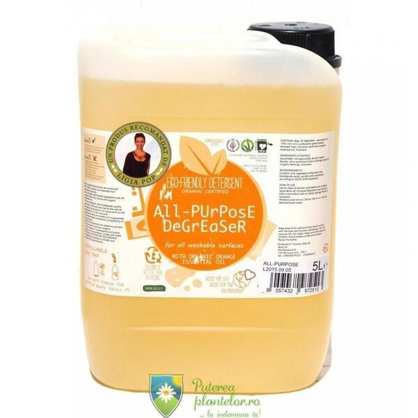 Biolu Detergent ecologic universal cu ulei de portocale 5 l