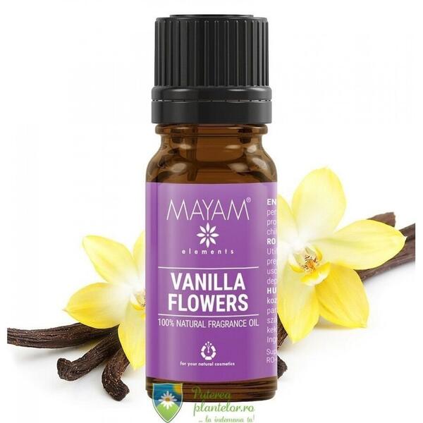 Mayam-Ellemental Parfumant natural Flori de Vanilie 10 ml