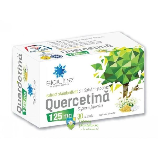 Helcor Pharma Quercetina din sursa naturala 125mg 30 capsule
