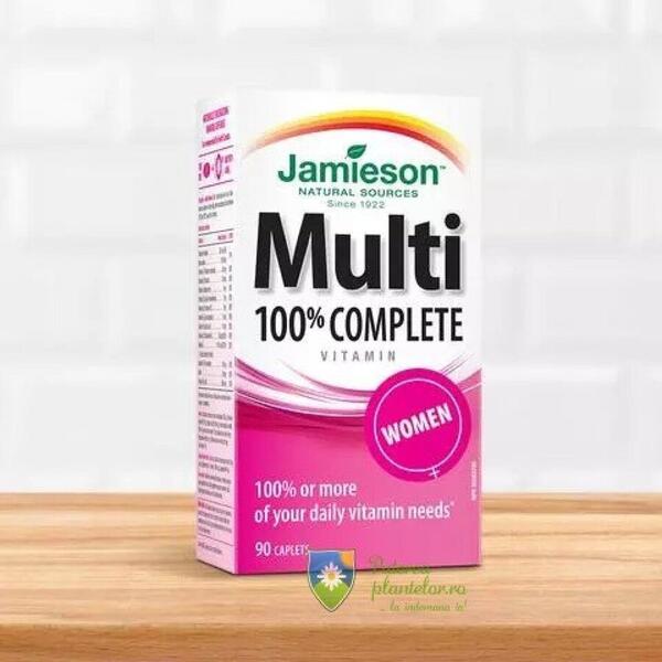 Jamieson Multi vitamine femei 100% complete 90 capsule