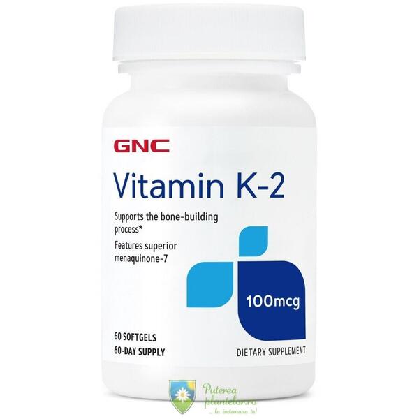 GNC Live Well Vitamina K2 100mcg 60 capsule