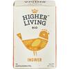 Higher Living Ceai de ghimbir bio 15 plicuri BIO