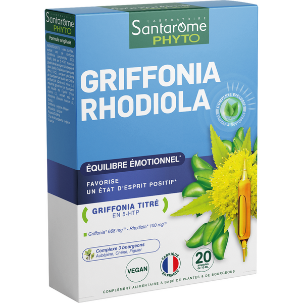 Santarome Bio Griffonia Rhodiola 20 fiole