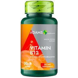 Adams Vision Vitamina B12 500 mcg 30 tablete