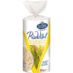RISO SCOTTI DANUBIO Tartine de porumb cu sare de mare Riso Vital 100 g