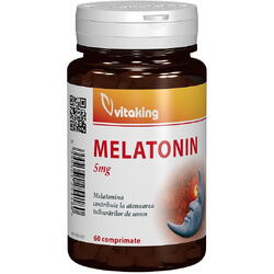 Vitaking Melatonina 5mg - 60 comprimate