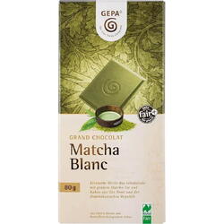 GEPA The Fair Trade Company Ciocolata alba Bio Matcha Blanc , 80 gr Gepa