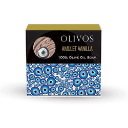 Olivos Sapun Amuleta norocoasa - Ochiul Magic - cu vanilie si ulei de masline, efect anti-imbatranire, 100 g