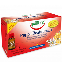 Supliment alimentar, PAPPA REALE FRESCA, Cu laptisor de matca proaspat, Pentru vitalitate, 10 Flacoane de 15 ml